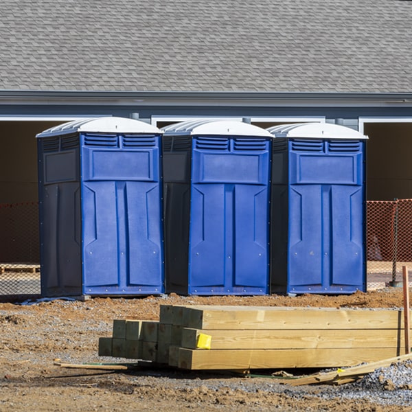 what is the maximum capacity for a single porta potty in Wendel PA